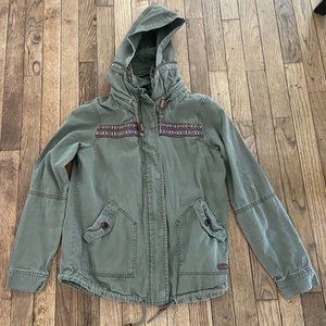 army green Roxy jacket